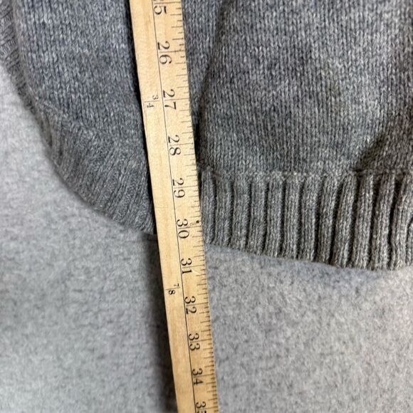 Brand New Worthington Women's Large Wool Blend Heather Gray Button Down Sweater - Picture 5 of 8